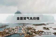 金匮肾气丸价格，金匮肾气丸什么价