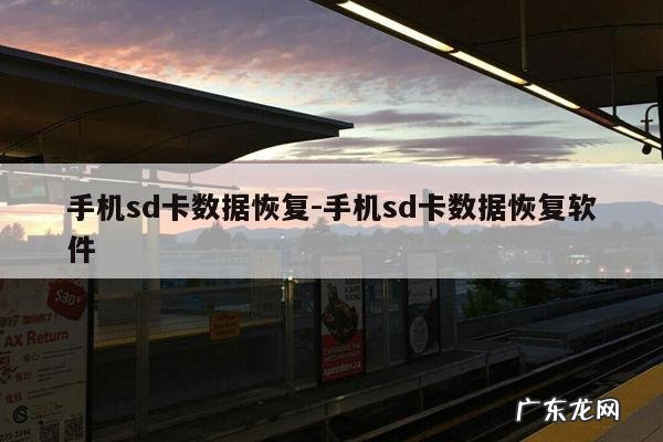 手机sd卡数据恢复-手机sd卡数据恢复软件