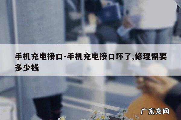 手机充电接口-手机充电接口坏了,修理需要多少钱