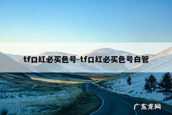 tf口红必买色号-tf口红必买色号白管