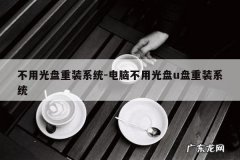 不用光盘重装系统-电脑不用光盘u盘重装系统