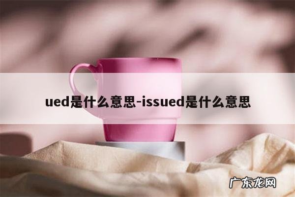ued是什么意思-issued是什么意思