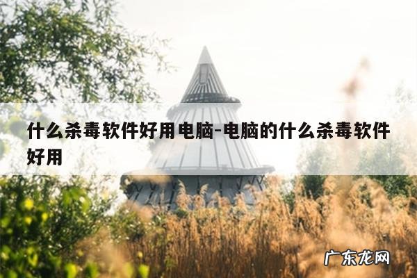 什么杀毒软件好用电脑-电脑的什么杀毒软件好用