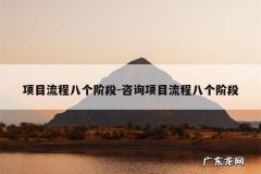 项目流程八个阶段-咨询项目流程八个阶段