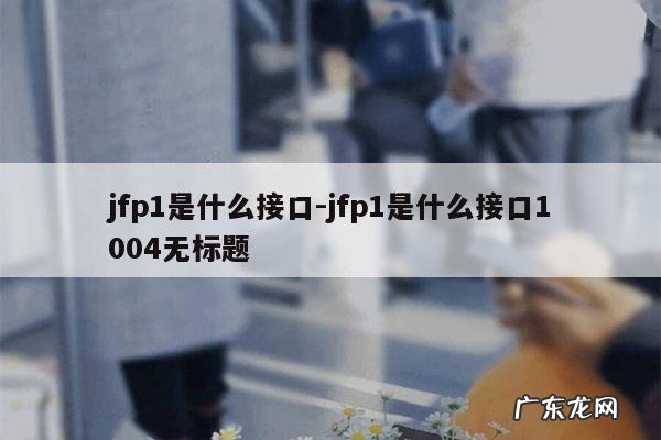 jfp1是什么接口-jfp1是什么接口1004无标题