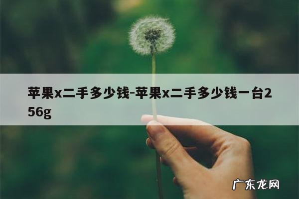 苹果x二手多少钱-苹果x二手多少钱一台256g