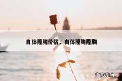 自体隆胸价格，自体隆胸隆胸