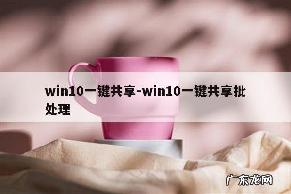 win10一键共享-win10一键共享批处理