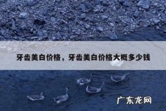 牙齿美白价格，牙齿美白价格大概多少钱