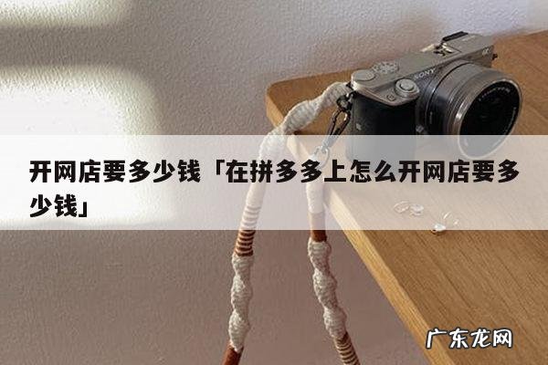 开网店要多少钱「在拼多多上怎么开网店要多少钱」