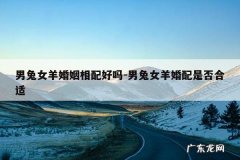 男兔女羊婚姻相配好吗-男兔女羊婚配是否合适