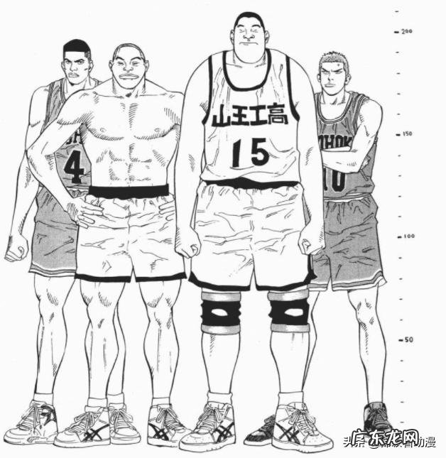 《灌篮高手》中的河田美纪男,在神奈川县的中锋里能进四强吗?