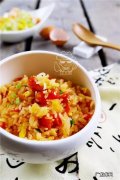 加入西红柿的炒饭，你见过吗