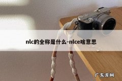 nlc的全称是什么-nlce啥意思