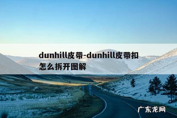 dunhill皮带-dunhill皮带扣怎么拆开图解