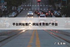 平台网站推广-网站免费推广平台