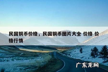 民国铜币价格，民国铜币图片大全 价格 价格行情