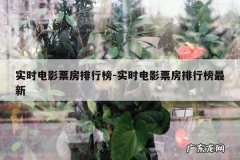 实时电影票房排行榜-实时电影票房排行榜最新