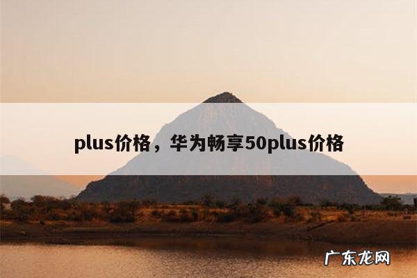 plus价格,华为畅享50plus价格
