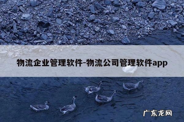 物流企业管理软件-物流公司管理软件app