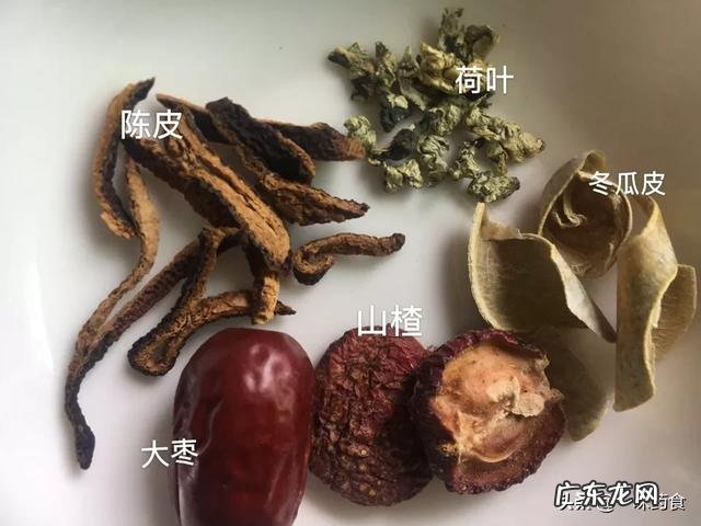 干荷叶干冬瓜皮干山楂大枣还有陈皮泡水喝可以吗