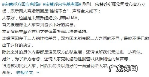 宋仲基宋慧乔协议离婚，从双方的声明中能看出什么细节吗