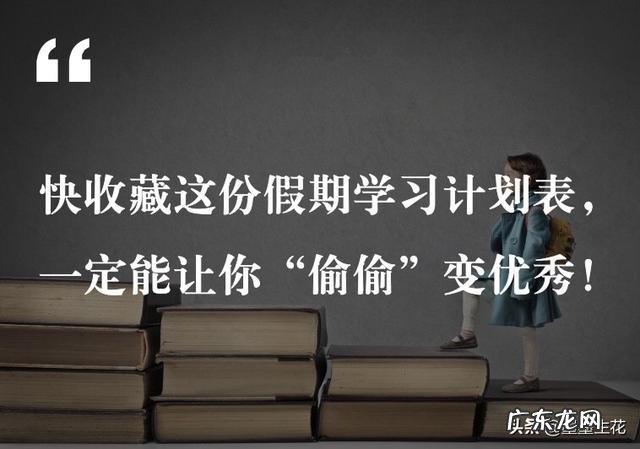 暑假学习每日计划表 暑假每日学习计划表图