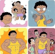 女生看到肌肉男是什么反应
