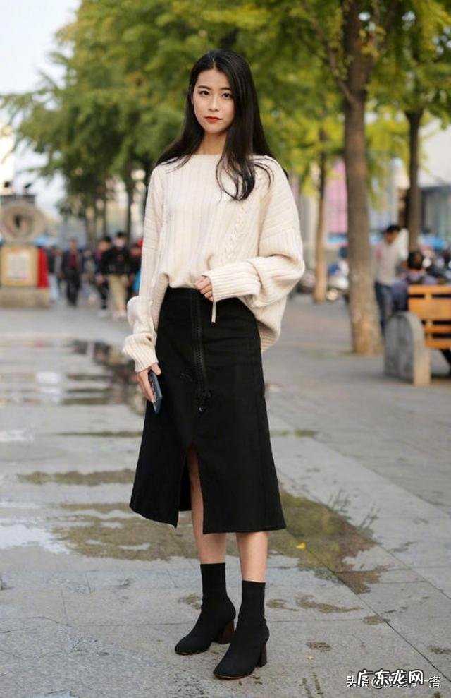 上身瘦,腿粗胯大的女生,穿衣怎么搭配