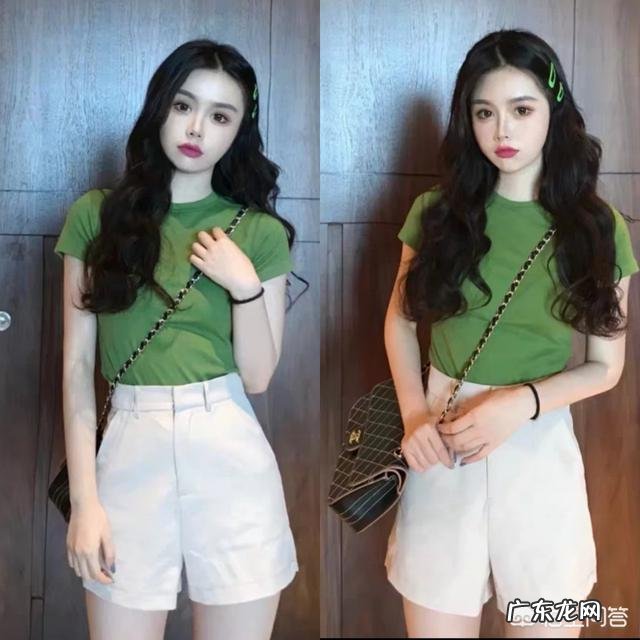 牛油果绿T恤配什么颜色短裤好看