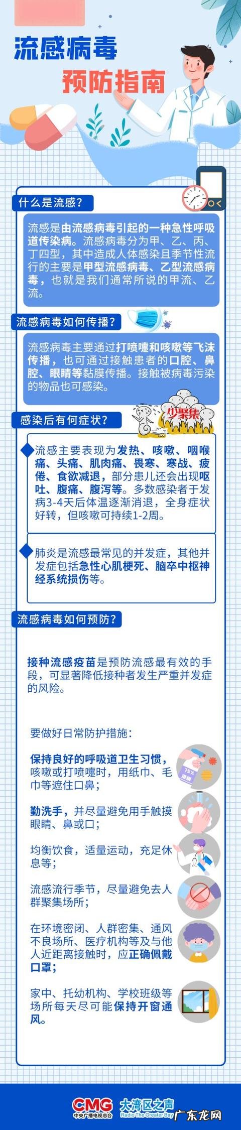 流感高发期如何应对 广东省流感感染人数急增如何预防