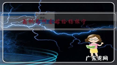 杨振宁的现任妻子翁帆怎么认识的 翁帆为何会嫁给杨振宁?