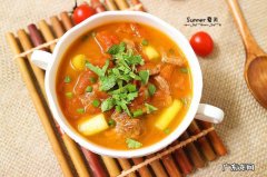 牛肉炖番茄汤怎么做