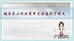 领导在工作决策中失误造成了损失，应该由谁来承担损失更合理？