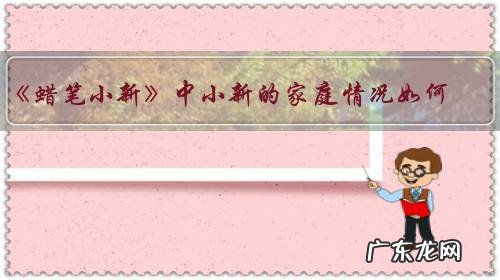 《蜡笔小新》中小新的家庭情况如何?为什么有人说小新家很穷?