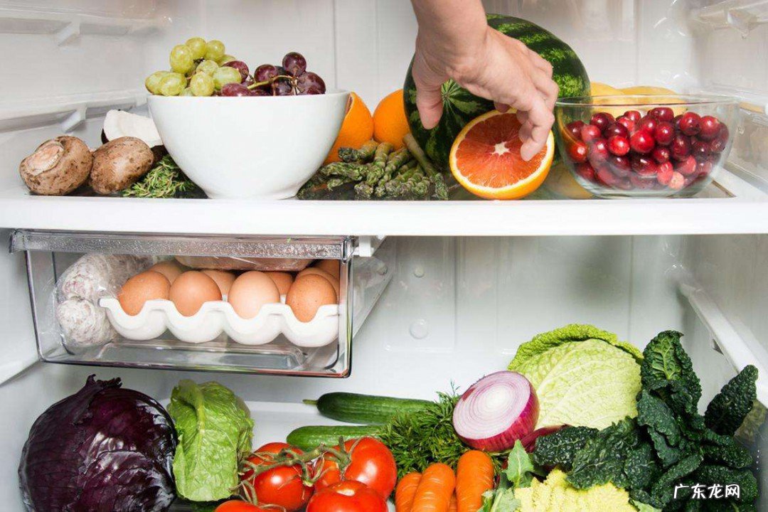 冰箱储存的食物