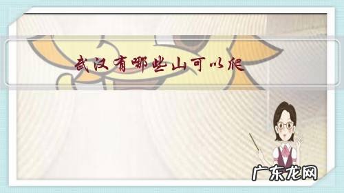 武汉有哪些山可以爬不要门票 武汉有哪些山可以爬？