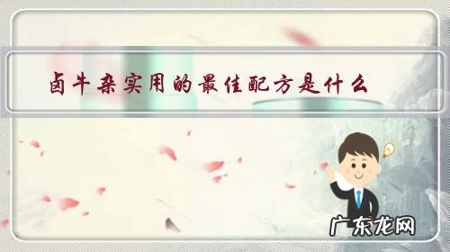 广式卤牛杂的做法大全 卤牛杂实用的最佳配方是什么？