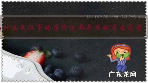 为什么武汉市的房价近两年涨的这么厉害?
