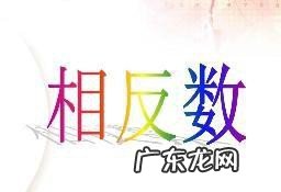 相反数的定义