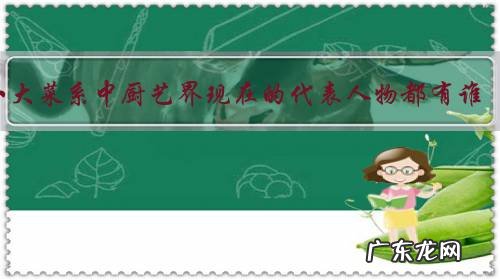 八大菜系中厨艺界现在的代表人物都有谁?