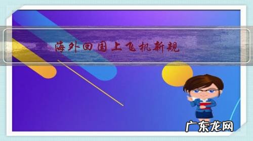 境外坐飞机回国注意什么 海外回国上飞机新规.你怎么看？