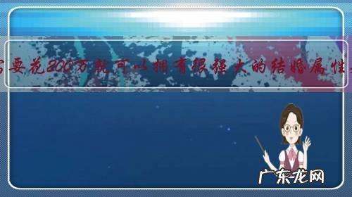 《DNF》只需要花200万就可以拥有很强大的结婚属性是真的吗?用的人多吗,为什么?