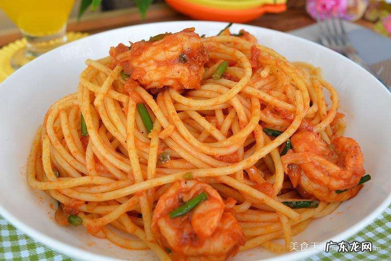 虾煮意大利面的方法