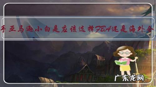 新手亚马逊小白是应该选择FBA还是海外仓?两者到底有什么区别?