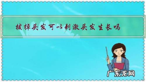 长期拔头发 拔掉头发可以刺激头发生长吗?