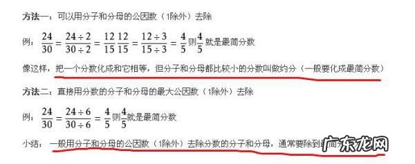 最简约分是怎么来的