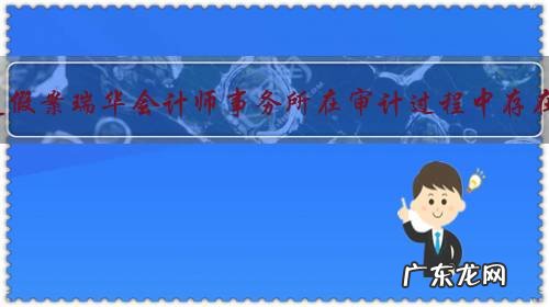关于康得新造假案瑞华会计师事务所在审计过程中存在哪些问题?