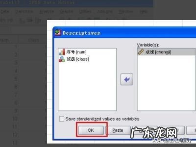 SPSS如何计算方差、标准差