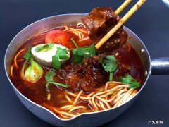 打卤汤面的制作方法